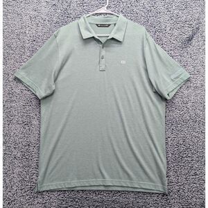 Travis Mathew Pima Cotton Golf Polo Mens XL Short Sleeve Vacation Travel Green